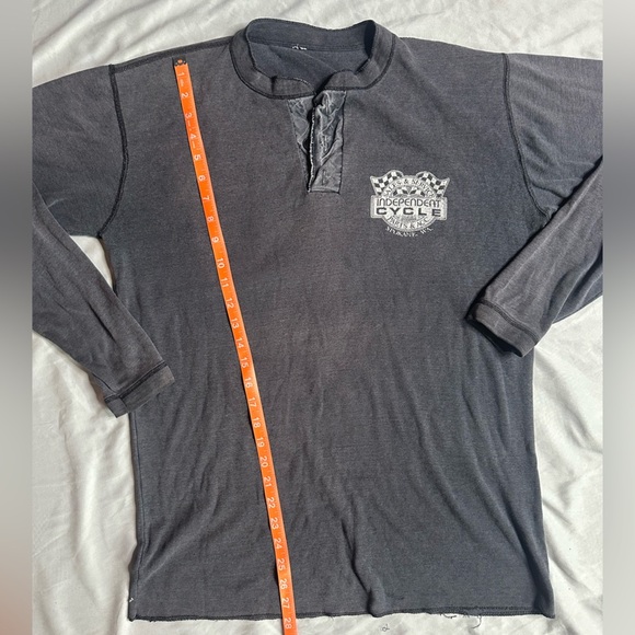 Vintage Harley-Davidson Charcoal Tee with Eagle Graphic - Picture 8 of 10